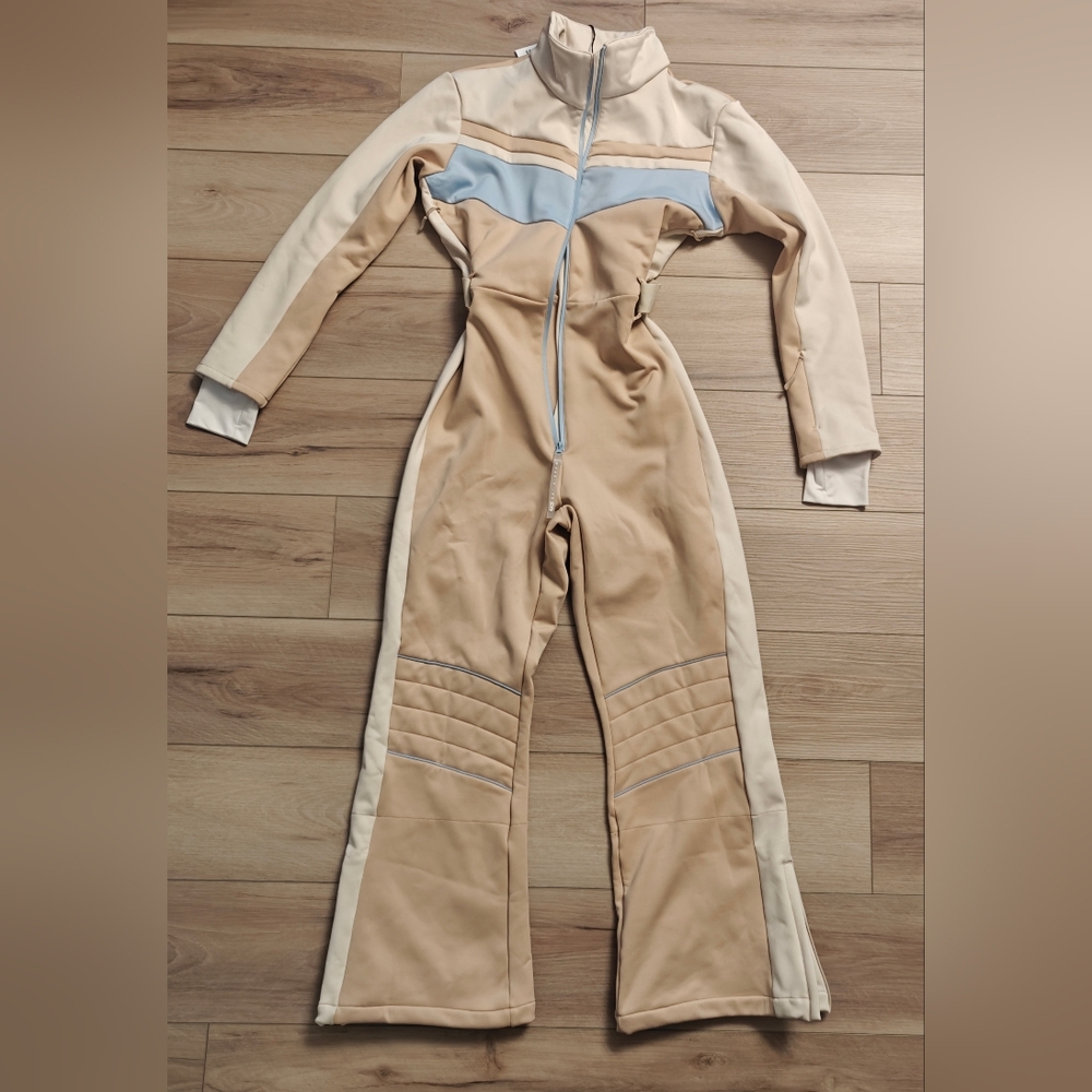 ASOS 4505 Petite Ski Suit Womens US 14 Color Block Snowsuit One Piece Winter